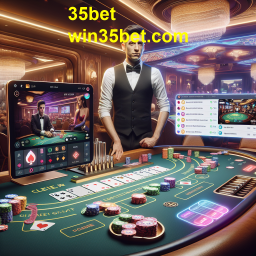 Experiência Imersiva no Cassino Ao Vivo da 35bet